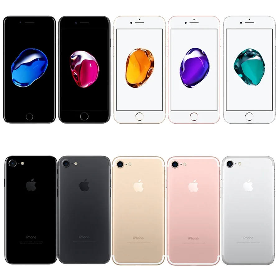 Apple iPhone 7 IPhone7 Celular смартфон 32 Гб четырехъядерный 4,7 NFC 12.0MP камера 4G LTE отпечаток пальца Touch ID используется мобильный телефон