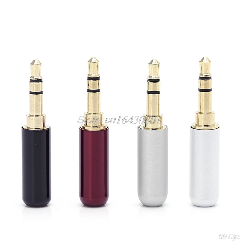 3 Poles 3.5mm Audio Gold-Plated Headphone Plug 3.5 RCA Connectors Jack Connector jack Stereo Headset Dual Track 4Pcs | Обустройство