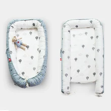 Портативная детская кроватка, хлопковая корзина для сна, защитные бамперы для новорожденных, постельное белье YHM008