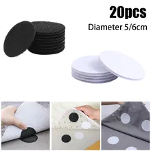 Adhésif Double face antidérapant, 20 pièces, Velcro fixe, pour canapé et lit