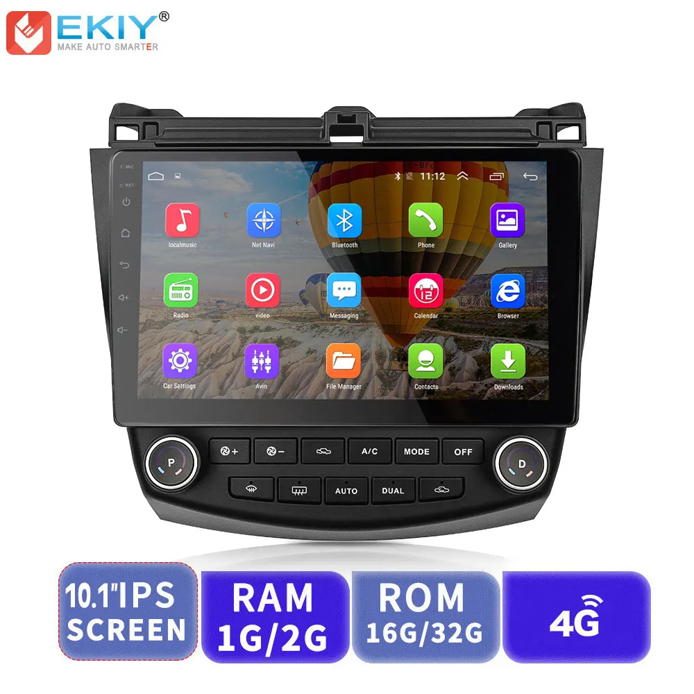

EKIY IPS 2.5D Car DVD GPS Multimedia Player Android Auto Radio For Honda Accord 7 2003-2007 GPS Navigation Stereo Video Audio