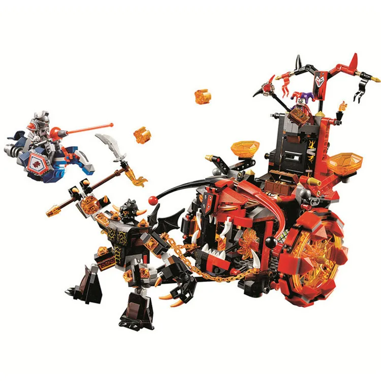 

Bela Bole Future Knight Series 10489 Children GIRL'S Educational Interactive Assembled Inserted Building Blocks Toy