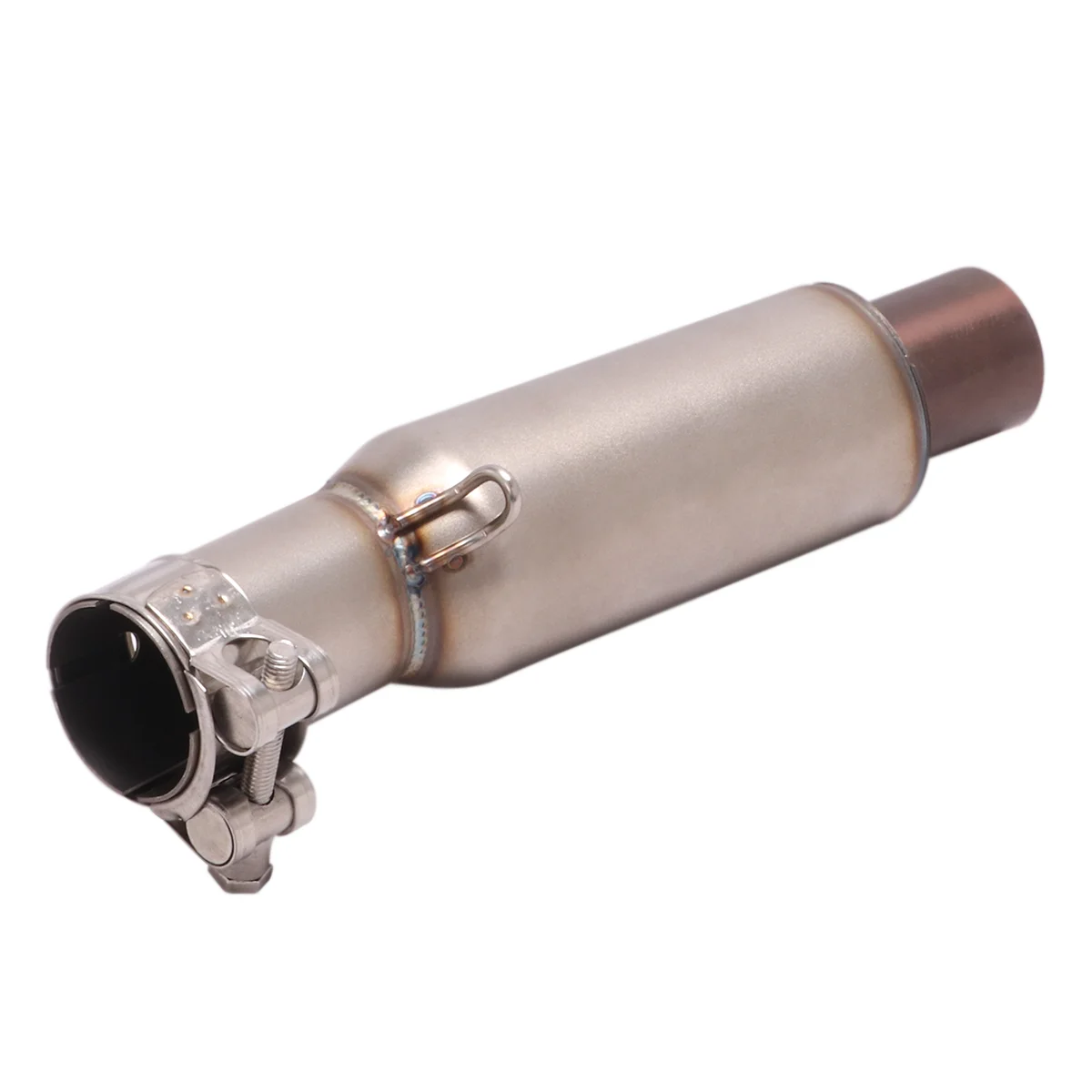 Motorcycle GP Exhaust Muffler Pipe Middle Connector Link Pipe Tube With Catalyst Slip On For COLOVE Cobra 321 R 321R ZF400 500 - Image 4