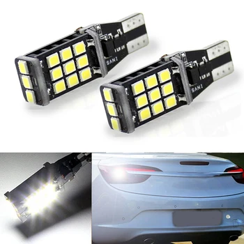 

2x Superior LED T15 W16W 21 SMD 2835 Car Auto Canbus Reversing Lamps Stop Light Back up Lights Reverse Bulb