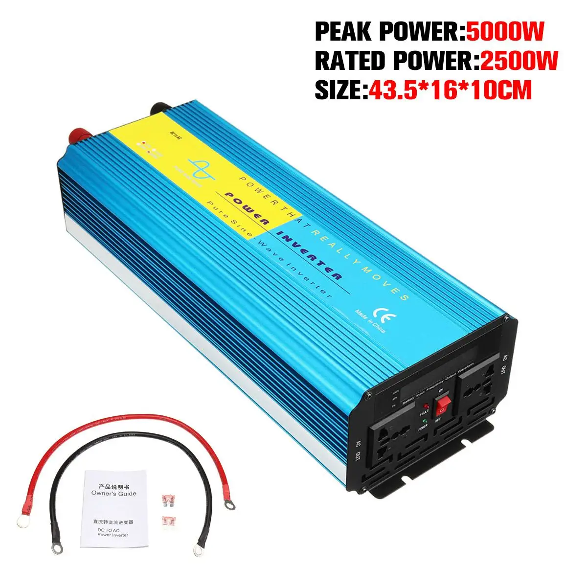Чистая Синусоидальная волна инвертор 12В 220V 6000W 5000W 4000W 3000W 2000W Pe ak Напряжение ТРАНСФОРМАТОР ПРЕОБРАЗОВАТЕЛЬ 12V 110V 60Hz Солнечный инвертор - Цвет: P eak 5000W