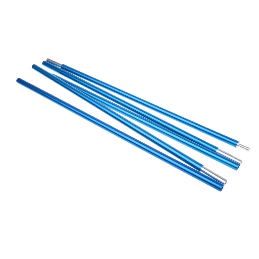 

2pcs Camping Tent Tarp Supporting Poles Replacement Bar 127cm + 185cm