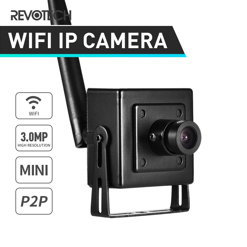 H.265 Wi Fi 3MP / 1080P Мини IP камера P2P металлическая видеонаблюдения Система со слотом для SD карты (Seetong)|Камеры
