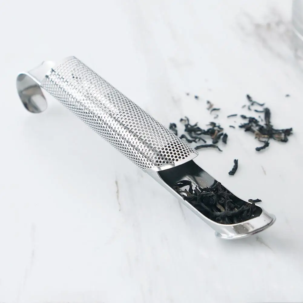 Нержавеющая сталь Чай Infuser Креативный дизайн трубы Металлический Чайный фильтр