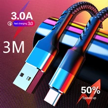 1 м 2 м микро USB кабель 3A Быстрая зарядка для Xiaomi Redmi Note 5 Pro Android кабель для передачи данных для мобильного телефона для samsung S7 микро зарядное устройство