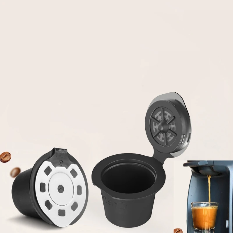 

Nespresso Reusable Capsule Coffee Filter Upgrade More Coffee Oil Filled Cup Multicolor Repeating Usage Food Grade PP Material
