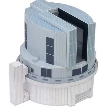 

Telescope Natural Science 3D Paper Model DIY Cartoon Paper Model Handmade Origami Three-dimensional Children's Educational Toys