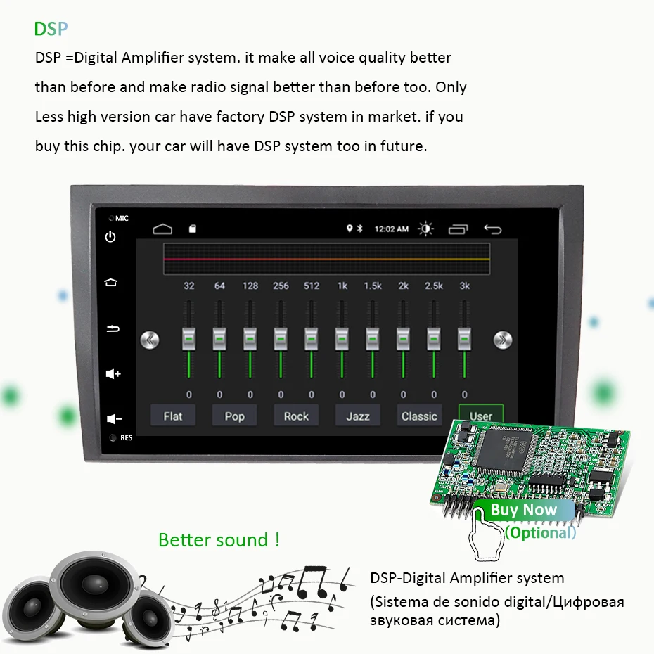 Excellent DSP IPS Android 9.0 2 Din Car Multimedia Player dvd GPS Autoradio For Audi/A4/S4 2002-2008 Car Radio PC 2GB WIFI 4G FM obd2 DVR 2