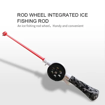 

Winter Ice Fishing Rod Portable Outdoor Fishing Pole With Reels Sport Ultra-light Fishing Tackle Combination Winter Fishing Rod