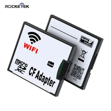 Rocketek Micro SD TF CF/SD Wifi Speicher Kartenleser Konverter Adapter MicroSD SDHC zu Compact Flash Typ ICH