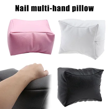 

DropShipping Super light Nail Art DIY Manicure Care Hand Arm Rest Pillow Comfortable PU Leather Pillow Nail Tools