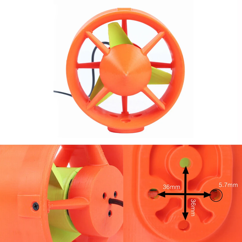 

New ROV 800W underwater propeller 36-48V fishing boat kayaking modified submersible robot propeller