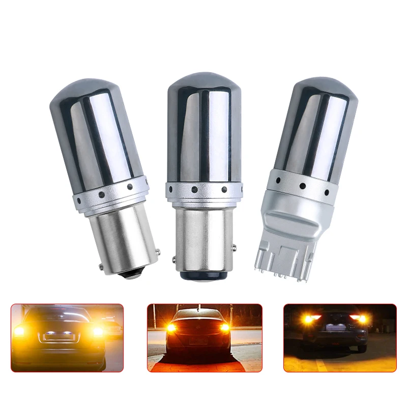 Высокая мощность светодиодный S25 1156 BA15S P21W T20 7440 W21W 1157 BAY15D P21 5 Вт 21 Автомобильный