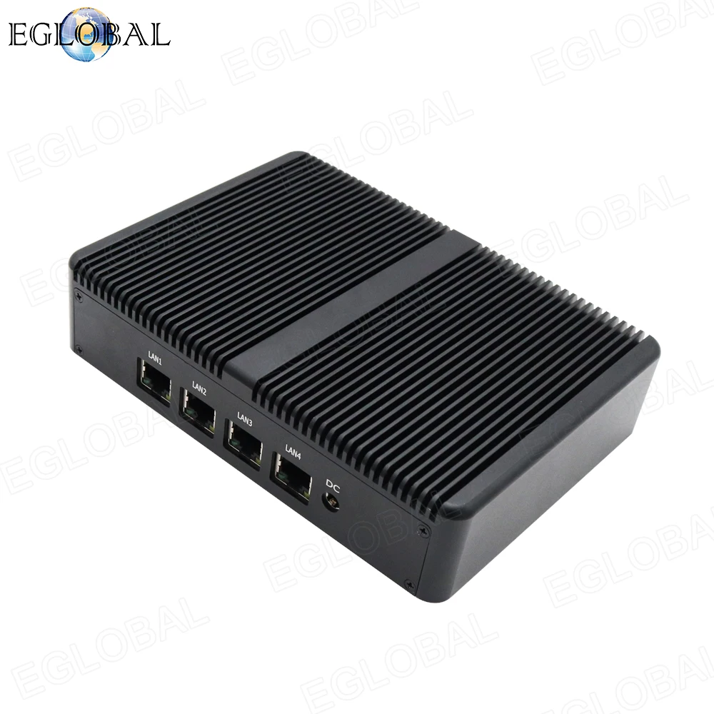 Topton безвентиляторный Pfsense Mini PC Linux J1900 четырехъядерный Nano Itx 4 * Intel WGI211AT гигабитный