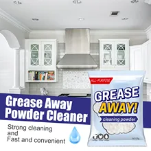 1pc uniwersalny środek do czyszczenia proszek do czyszczenia wielofunkcyjny odrdzewiacz Greaseaway proszek do czyszczenia domu sprzątanie kuchni akcesoria