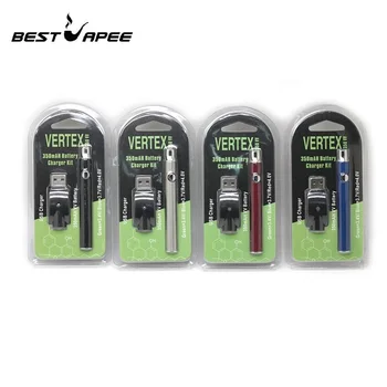 

100pcs VERTEX CBD Preheat Battery 510 Adjust Voltage 350mah 900mah 1100mah preheat battery Fit With Ce3 92a3 Vape Vaporizer Pen