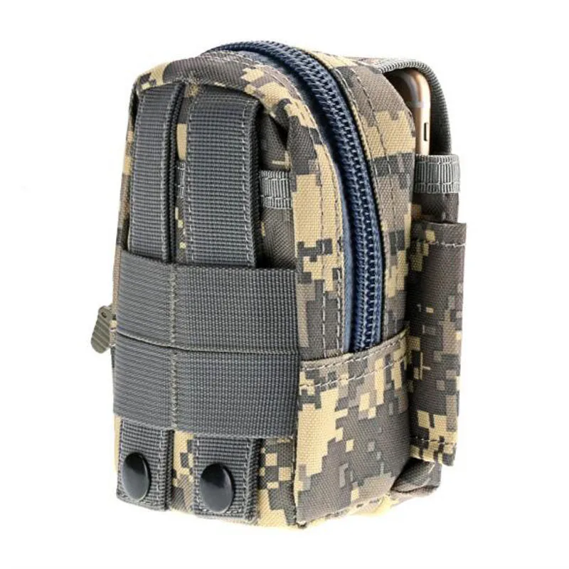 Универсальная тактическая кобура военный Молл хип пояс сумки-кошельки кошелек чехол для телефона для выживания Оборудование - Цвет: ACU Digital