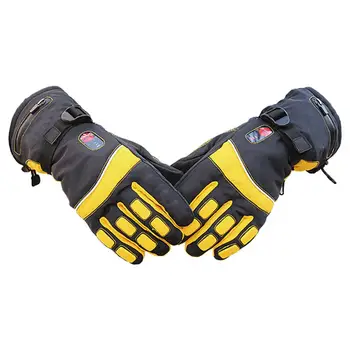 

Unisex Waterproof Winter Ski Gloves Battery Operated Warm Heated Gloves Intelligent third gear temperature control warm gloves