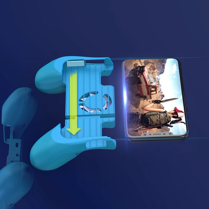 Мобильный игровой контроллер с охлаждающим вентилятором для IPhone/samsung/Android/IOS