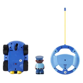 

RC Car Plastic Kids Baby Toddlers Cartoon Police RC Race Car Remote Control Car Toys Kids Gifts Toys For Children Vehicle Toys