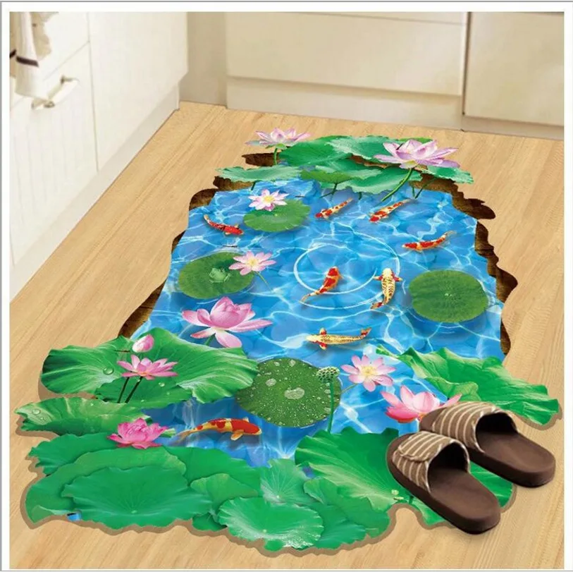 

KC * Freeship Halloween Christmas wall stickers cartoon children's haunted house 3d stereo glass floor stickers scene layout