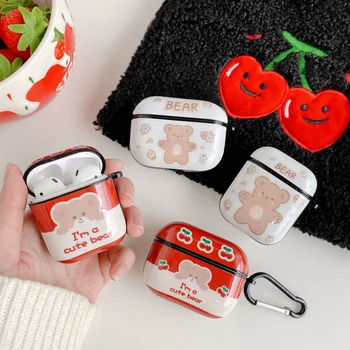 

Cartoon earphone box for Apple Airpods 2 1 Pro hard PC case cover suitable for AirPods 3 2 1 charging box shell