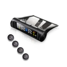 Система контроля давления в шинах, солнечная энергия, TPMS, беспроводная, 4 внешних датчика для автомобиля C66