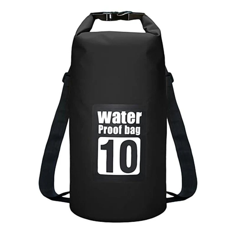 10L плавающий Водонепроницаемый сухой мешок пакет Рулон Топ мешок плаванье рафтинг Каякинг непромокаемый рюкзак для кемпинга Пешие прогулки пляж рыбалка - Цвет: B