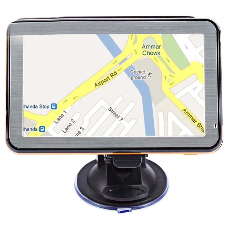 5 дюймов Автомобильный Gps навигатор сопротивление Экран Пресс Экран 8G 256Mb Mp3/Mp4 голос вождения навигационное устройство Карта Европы