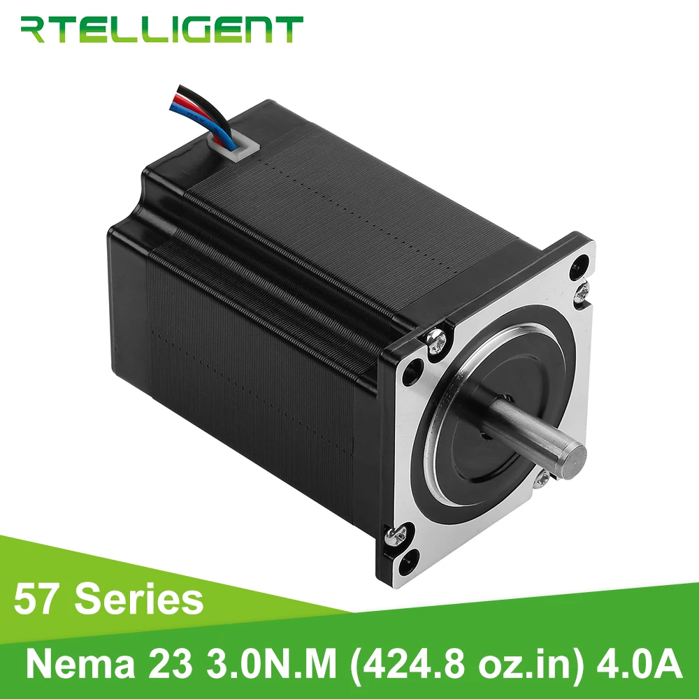 Rtelligent 5 шт. 57A3 1 57CM13 6 R60 AL Nema 23 шаговый двигатель и 4 ведущий двигатель|Шаговый двигатель| |