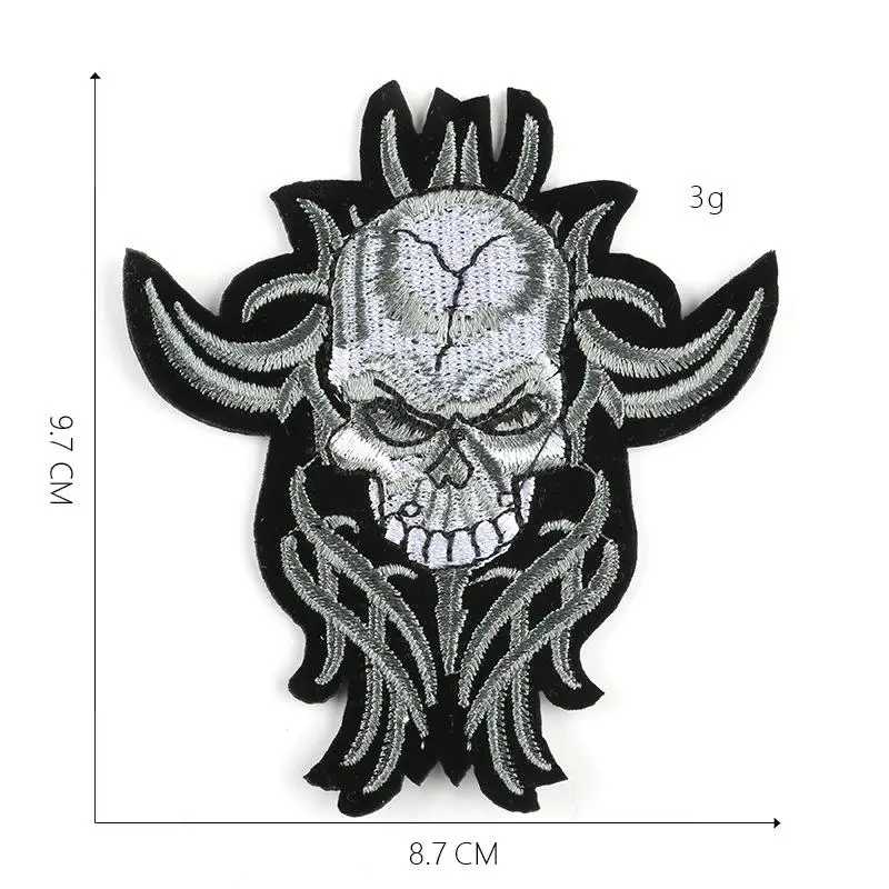 Antique Zinc Рок тяжелый металл группа патч для одежды Diy Панк вышитые Швейные железные нашивки аппликация термонаклейки для джинсовой куртки - Цвет: Antique Zinc