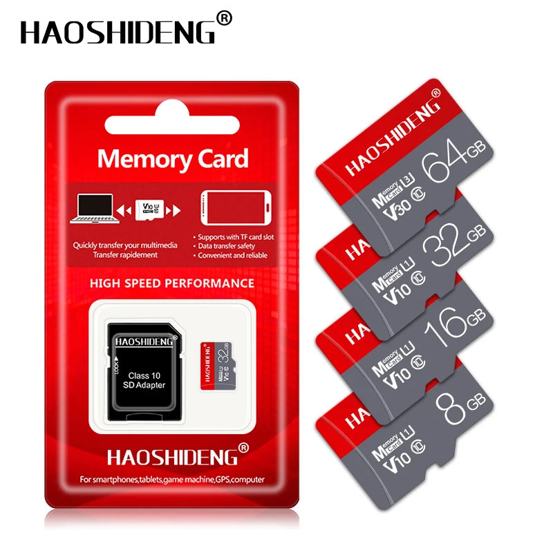 Карта памяти класса 10 8 ГБ 16 32 micro sd карта 64 128 tarjeta microsd mini TF 4 Гб флеш-накопитель с