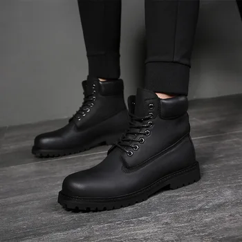 

Man Martin boots joker web celebrity classic British help men's shoes boots tooling in the wind 2020 new men's boots