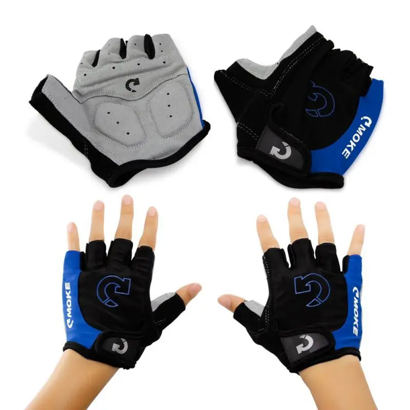 

1Pair Half Finger Bicycle Riding Gloves Anti-Slip Gel Men Cycling Gloves For MTB Road Mountain Bike Glove Anti Shock Sport