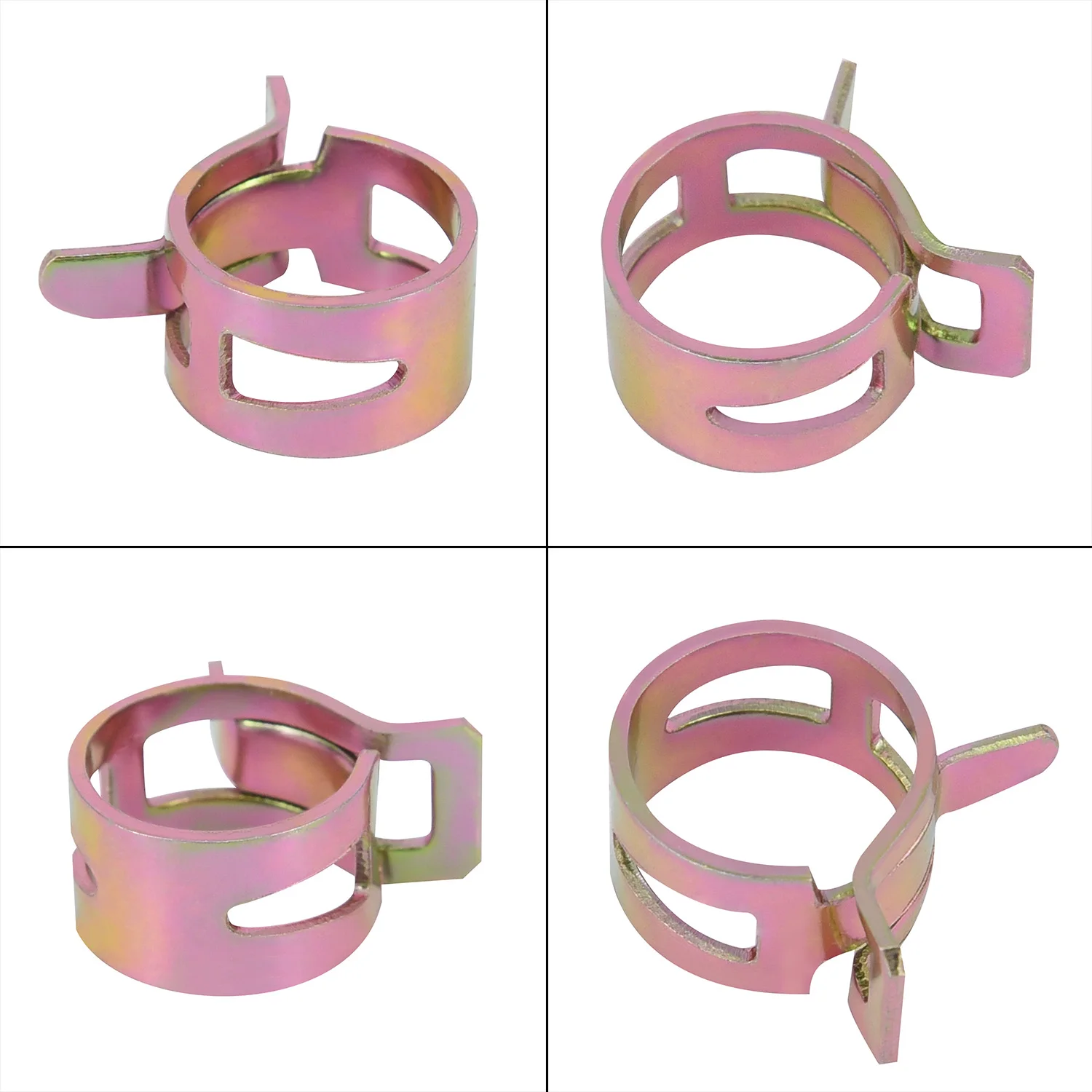 UK Pro 60X 6-15mm Spring Clips Fuel Oil Water Hose Clip Pipe Tube Clamp Fastener