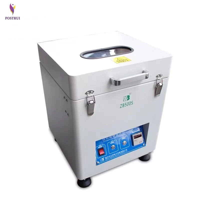 

ZB500S Automatic Soldering Solder Paste Mixer LED Digital Display Solder Cream Mixer Tin Paste Mixer 220V 60W 1350rpm 0~1000g*2