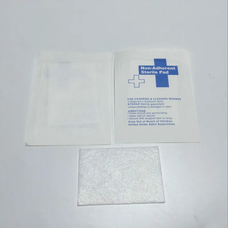 50 Pack Cotton Gauze Pads for Wound Care