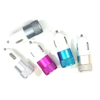 

Universal 1pcs Portable DC 3.1A Mini 2-Port USB Car Charger For Phones laptop Car Interior Accessories