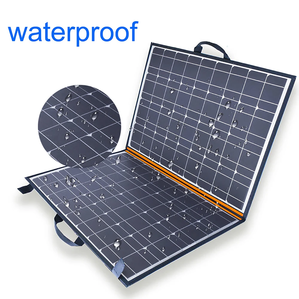 100W 18V Dual USB Flexible Solar Panel Battery Charger Kit Car Boat Controller