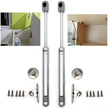 

2pcs Gas Struts Lift Support Soft Close Safety Lift Struts Springs Shocks for Toy Box Down Stay Hinge Close Lid Support 22.5lb