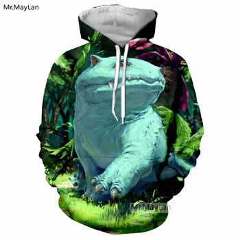 

2019 Autumn New Anime Pokemon Colorful Men Pullover Hoodies 3D Print Hip Hop Hipster Hoodie Unisex Streetwear clothes Tops 5XL