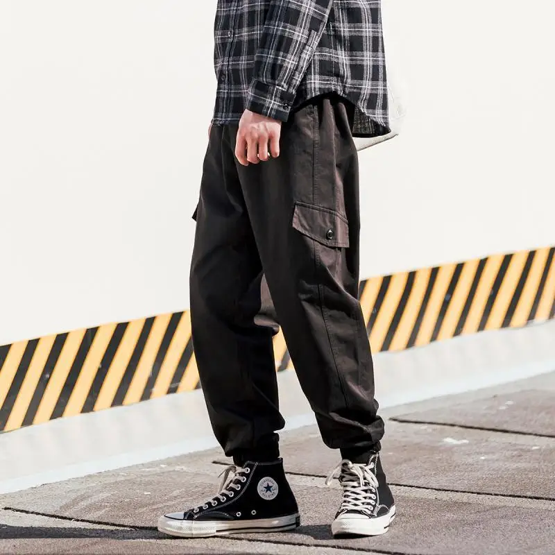 

Northern Boundary Men'S Wear 2020 Spring New Style 2020 Spring New Style Multi-pockets Bib Overall Casual Pants K201070