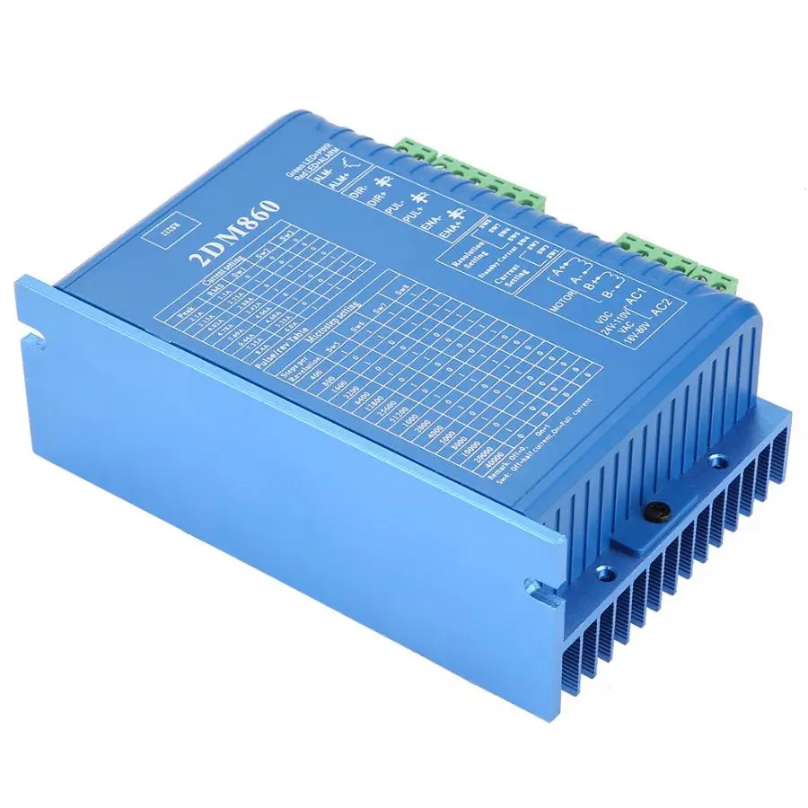 Stepper Motor Controller Driver AC Motor 2DM860 Stepper Motor Controller Driver For CNC Router Engraving Machine Motor