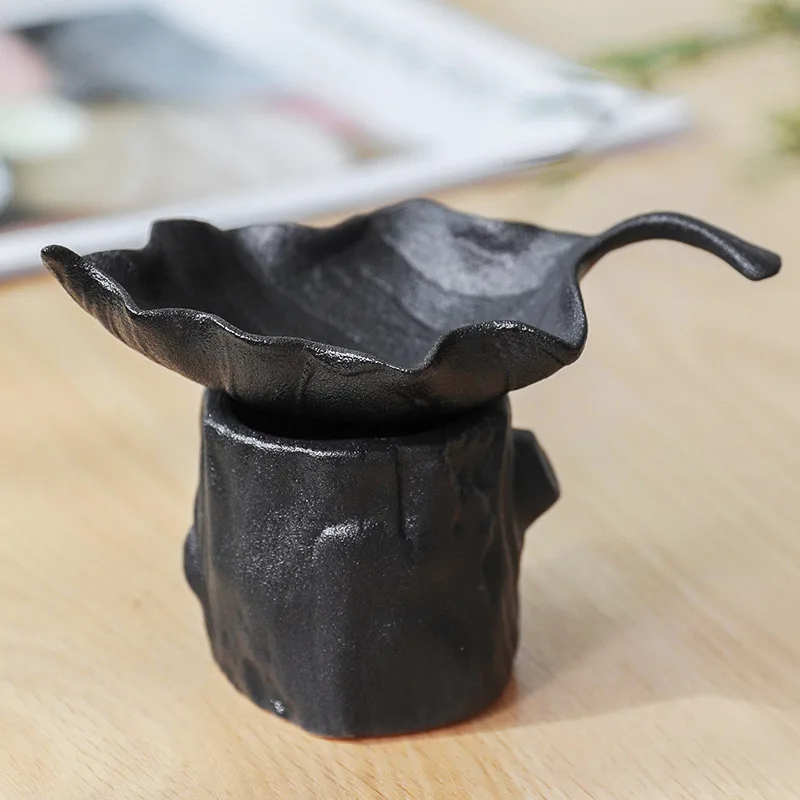 

Handcrafted ceramic tea leak, Japanese domestic purple sand tea filter, ultra-fine Kongfu Tea Ceremony, tea filter set