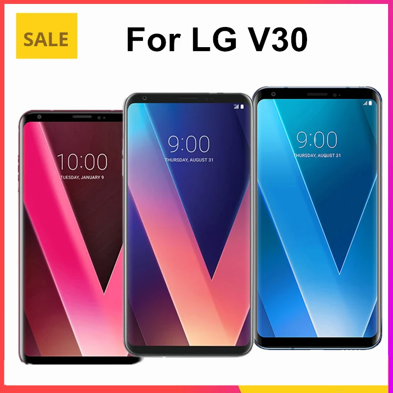 ЖК-дисплей P-OLED 6 0 дюйма для LG V30 с сенсорным экраном цифровой преобразователь в