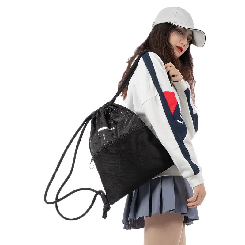 ROCKBROS Men Women Gym Bag Drawstring High Capacity Backpack Outdoor Sports Training Cycling Storage Bag Multipurpose Yoga